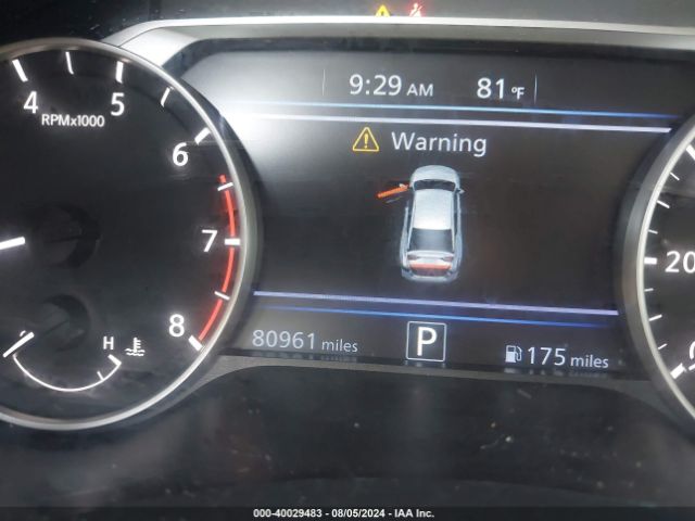 1N4BL4DV3NN371036 Nissan Altima Sv Fwd