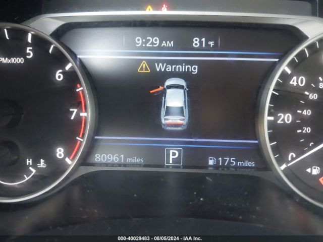 1N4BL4DV3NN371036 Nissan Altima Sv Fwd