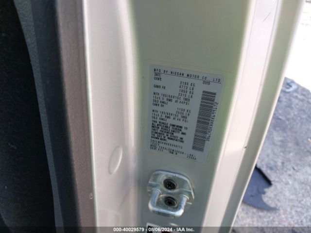 3N6CM0KNXKK699172 Nissan Nv200 S