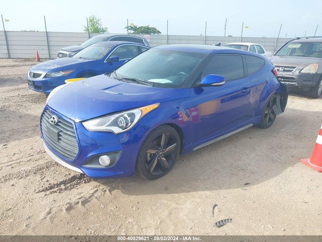Hyundai Veloster Turbo W/black 2014 KMHTC6AE3EU206541 Image 2