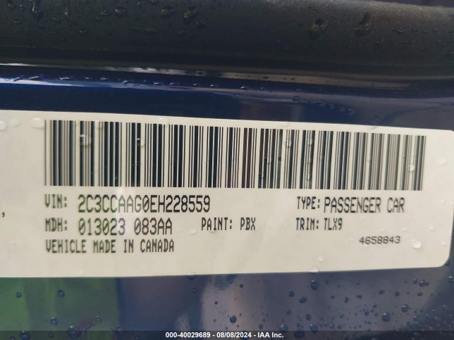 2C3CCAAG0EH228559 Chrysler 300