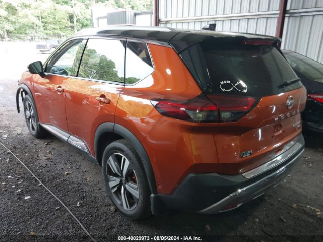 JN8AT3DD6MW313961 Nissan Rogue Platinum Intelligent Awd