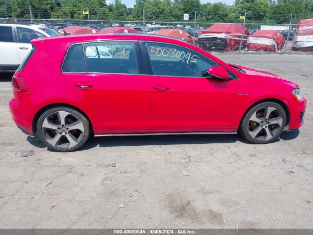 3VW4T7AU8FM009048 Volkswagen Golf Gti 2.0t Se 4-door
