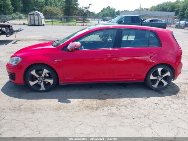 3VW4T7AU8FM009048 Volkswagen Golf Gti 2.0t Se 4-door