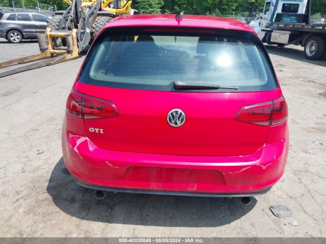 3VW4T7AU8FM009048 Volkswagen Golf Gti 2.0t Se 4-door