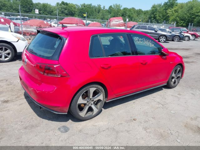 3VW4T7AU8FM009048 Volkswagen Golf Gti 2.0t Se 4-door