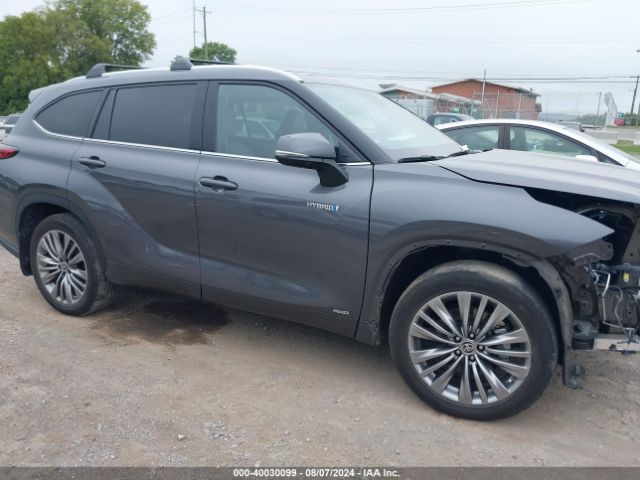 5TDEBRCH2MS042596 Toyota Highlander Hybrid Platinum