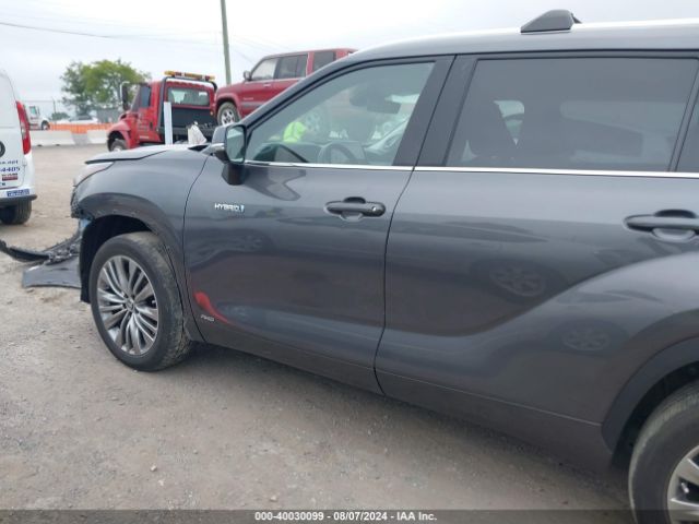 5TDEBRCH2MS042596 Toyota Highlander Hybrid Platinum