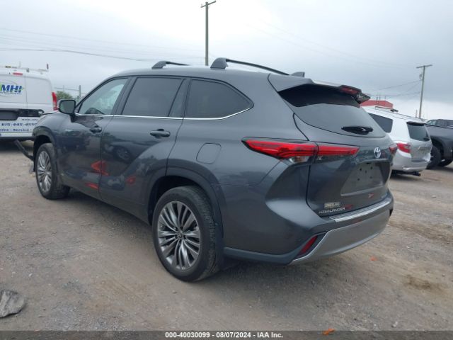 5TDEBRCH2MS042596 Toyota Highlander Hybrid Platinum