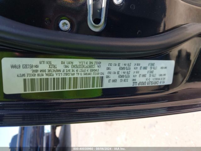 1C6RR7PTXES376343 RAM 1500 Longhorn Limited