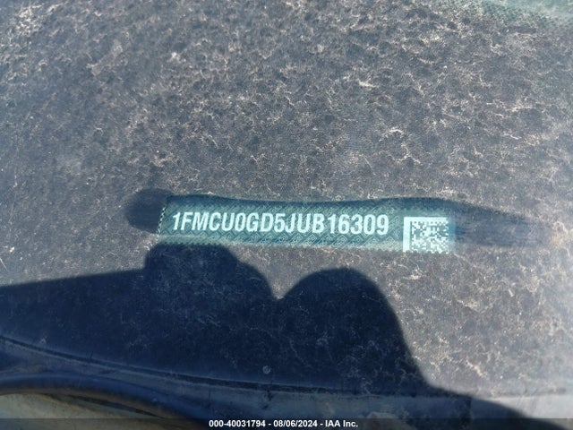 Ford ESCAPE SE 2018 1FMCU0GD5JUB16309 Image 9