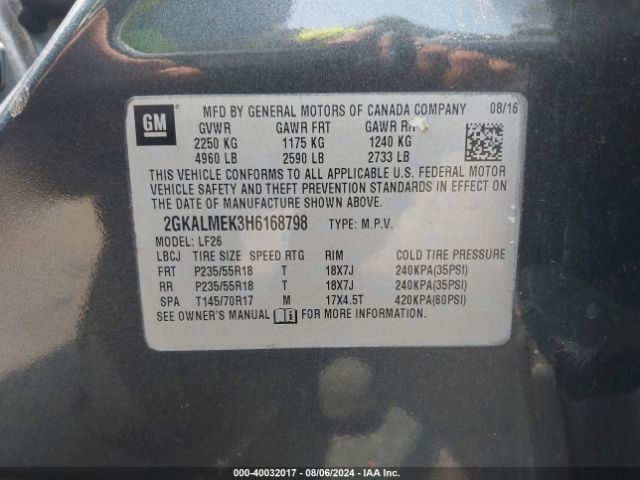 2GKALMEK3H6168798 GMC Terrain Sle-1