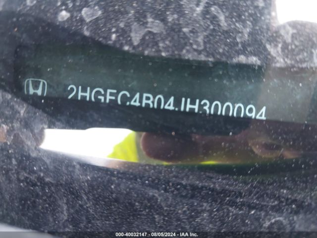 2HGFC4B04JH300094 Honda Civic Lx-p