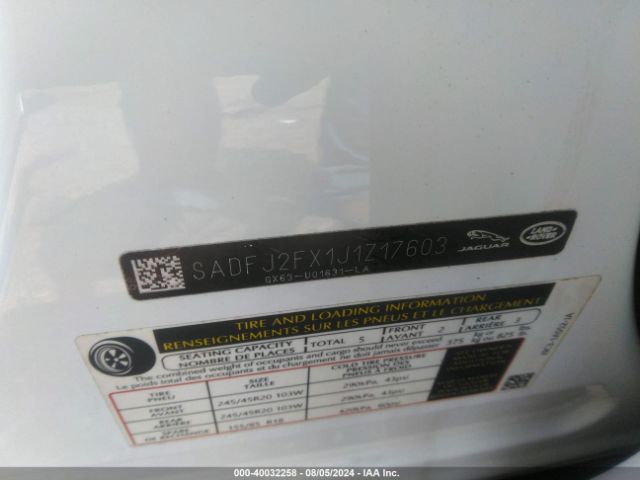 SADFJ2FX1J1Z17603 Jaguar E-pace R-dynamic S/s