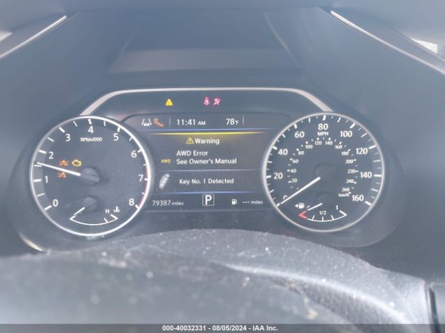 5N1AZ2MS6KN115561 Nissan MURANO SL