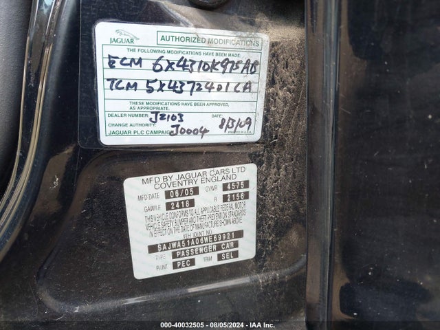 2006 JAGUAR X-TYPE SAJWA51A06WE69921 Photo 8