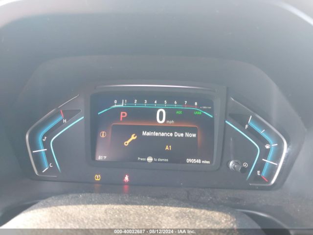5FNRL6H72KB119868 Honda Odyssey Ex-l