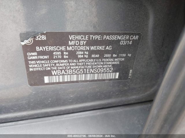 WBA3B5G51ENS09552 BMW 328i Xdrive