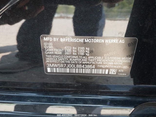 3MW5R7J00L8B43864 BMW 330i Xdrive