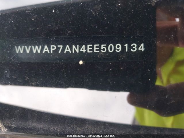 WVWAP7AN4EE509134 Volkswagen Cc 2.0t Sport