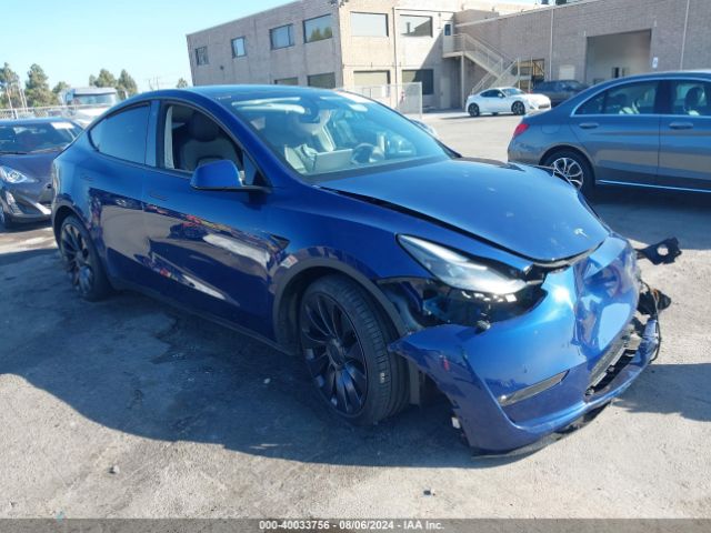 2022 TESLA MODEL Y 7SAYGDEF4NF439488