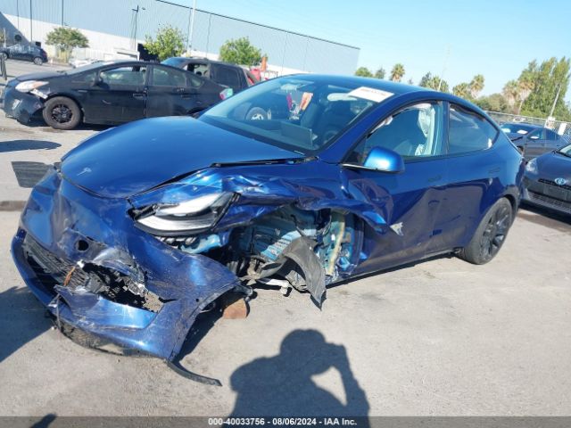 2022 TESLA MODEL Y 7SAYGDEF4NF439488 Photo 1