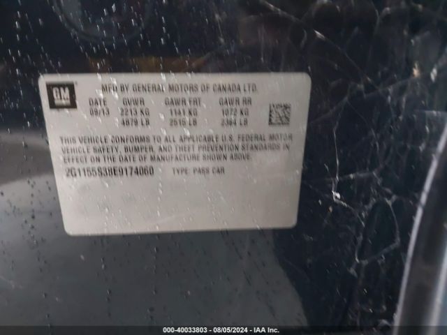 2G1155S38E9174060 Chevrolet IMPALA 2LZ