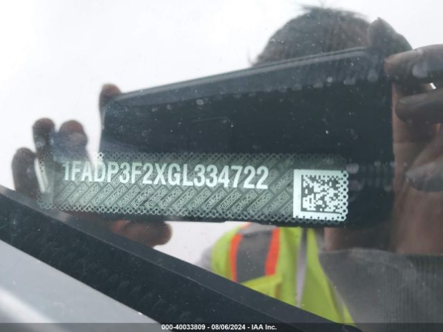 1FADP3F2XGL334722 Ford FOCUS SE