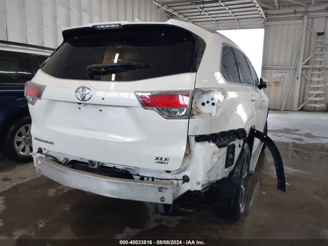 Toyota Highlander Xle V6 2016 5TDJKRFH3GS243678 Image 6