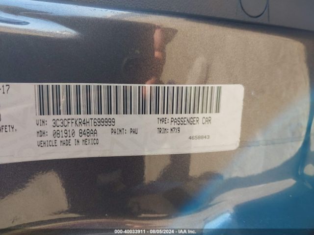 3C3CFFKR4HT699999 Fiat 500 POP