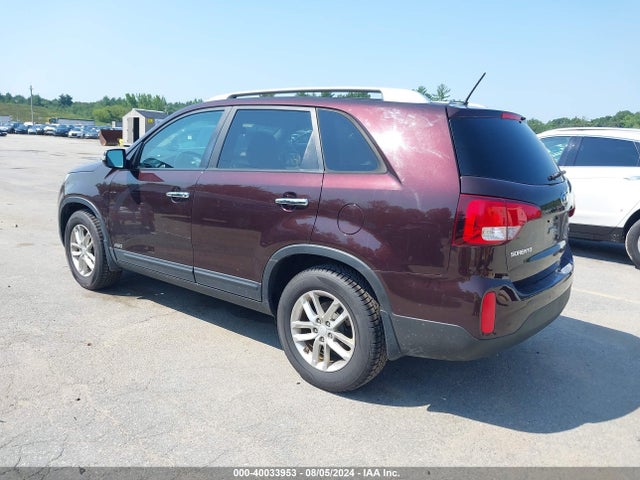 KIA SORENTO LX 2015 5XYKTDA6XFG652864 Image 3