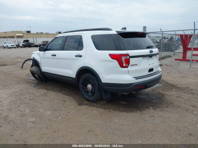 1FM5K8AT9JGA72634 Ford Police Interceptor Utility