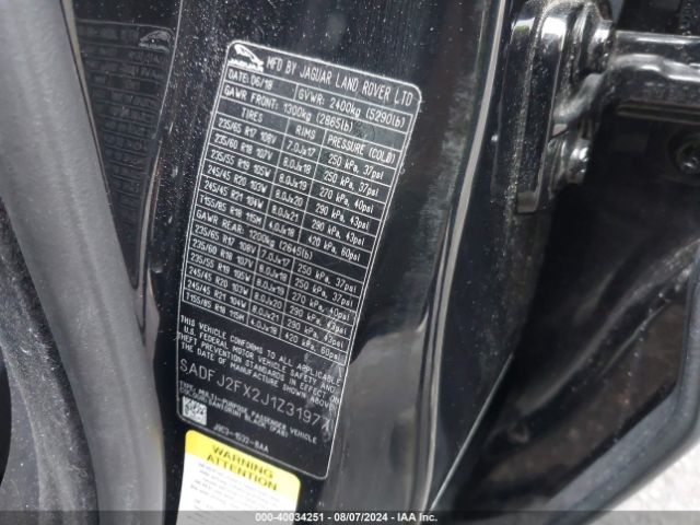 SADFJ2FX2J1Z31977 Jaguar E-pace R-dynamic S/s