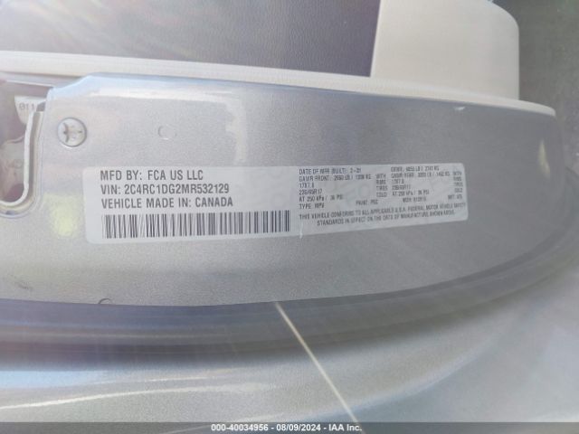 2C4RC1DG2MR532129 Chrysler Voyager Lxi