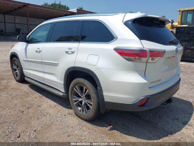 Toyota Highlander Xle V6 2016 5TDKKRFHXGS167445 Image 3