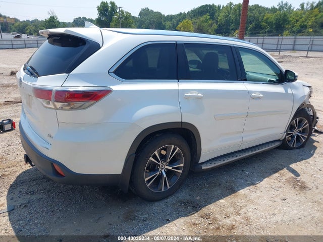 Toyota Highlander Xle V6 2016 5TDKKRFHXGS167445 Image 4