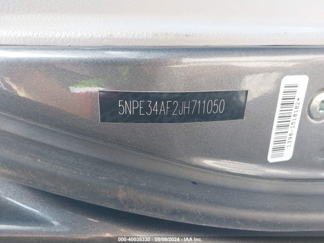 Hyundai Sonata Sel+ 2018 5NPE34AF2JH711050 Image 9