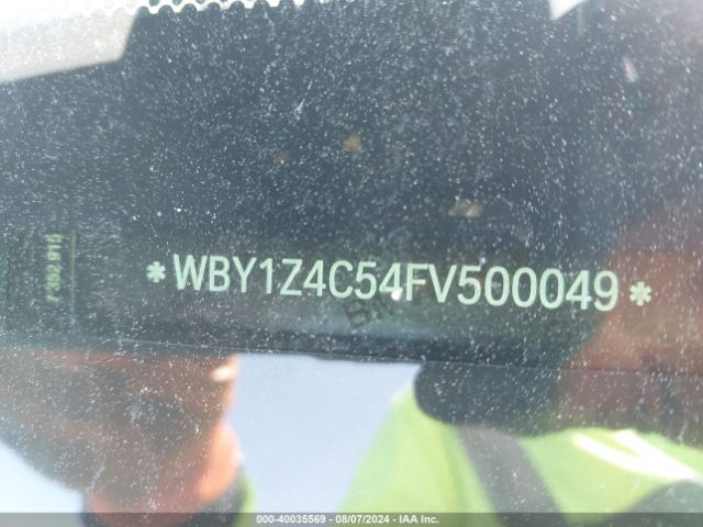 WBY1Z4C54FV500049 BMW I3 Base W/range Extender