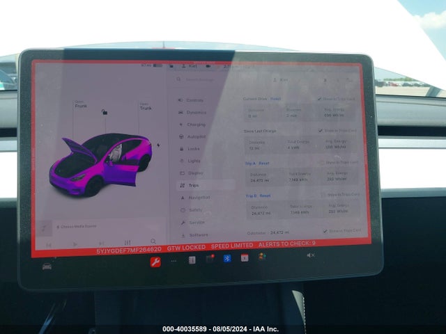 5YJYGDEF7MF264620 Tesla Model Y Performance Dual Motor All-wheel Drive