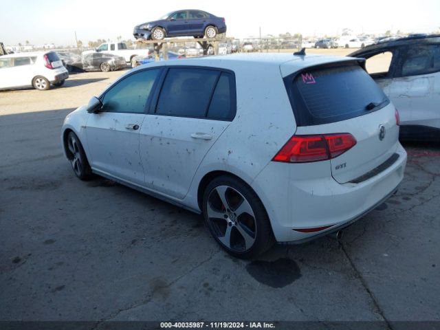 3VW4T7AU7FM017769 Volkswagen Golf Gti 2.0t Autobahn 4-door