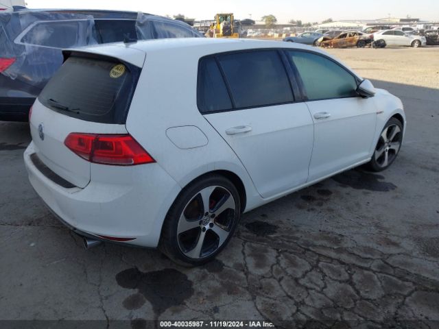 3VW4T7AU7FM017769 Volkswagen Golf Gti 2.0t Autobahn 4-door