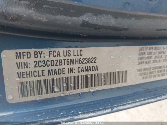 2021 DODGE CHALLENGER 2C3CDZBT6MH623822 Photo 8