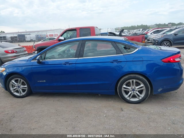Ford Fusion Hybrid Se 2018 3FA6P0LU2JR174938 Image 14