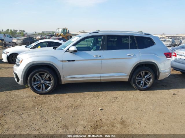 1V2RR2CAXKC606760 Volkswagen Atlas 3.6l V6 Sel R-line