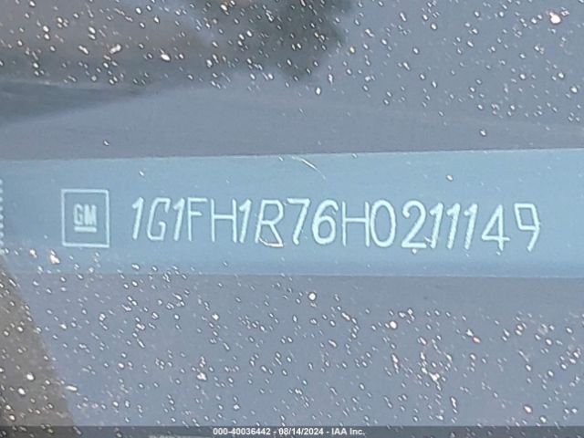 1G1FH1R76H0211149 Chevrolet CAMARO 2SS