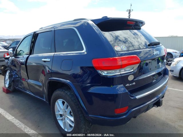 1C4RJFCG5HC706813 Jeep Grand Cherokee Overland 4x4