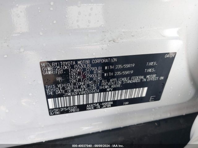 JTMEB3FV4RD204424 Toyota Rav4 Prime Xse