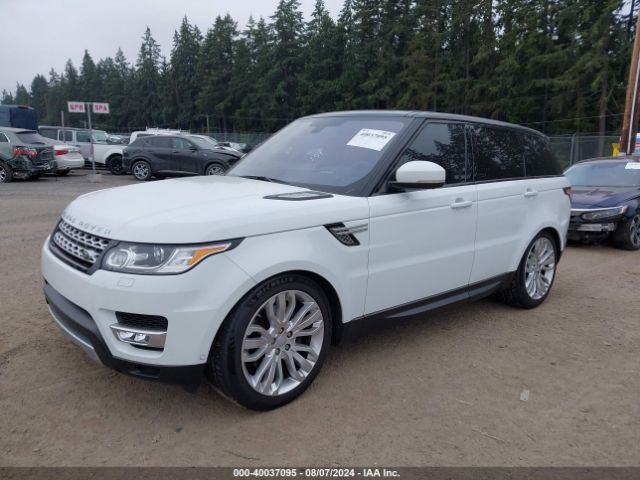SALWR2VF5GA574566 Land Rover Range Rover Sport 3.0l V6 Supercharged Hse