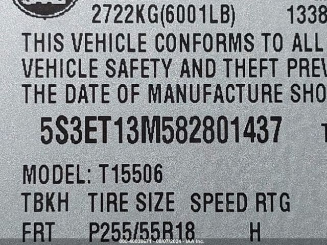 2008 SAAB 9-7X 5S3ET13M582801437 Photo 8