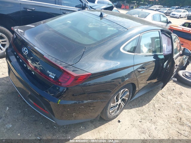 Hyundai Sonata Blue 2021 KMHL24JJ3MA021426 Image 4
